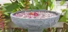 Product image 1 of the product “Makassar - Bowl with lotus motive, Ø 50 cm | cast stone ”